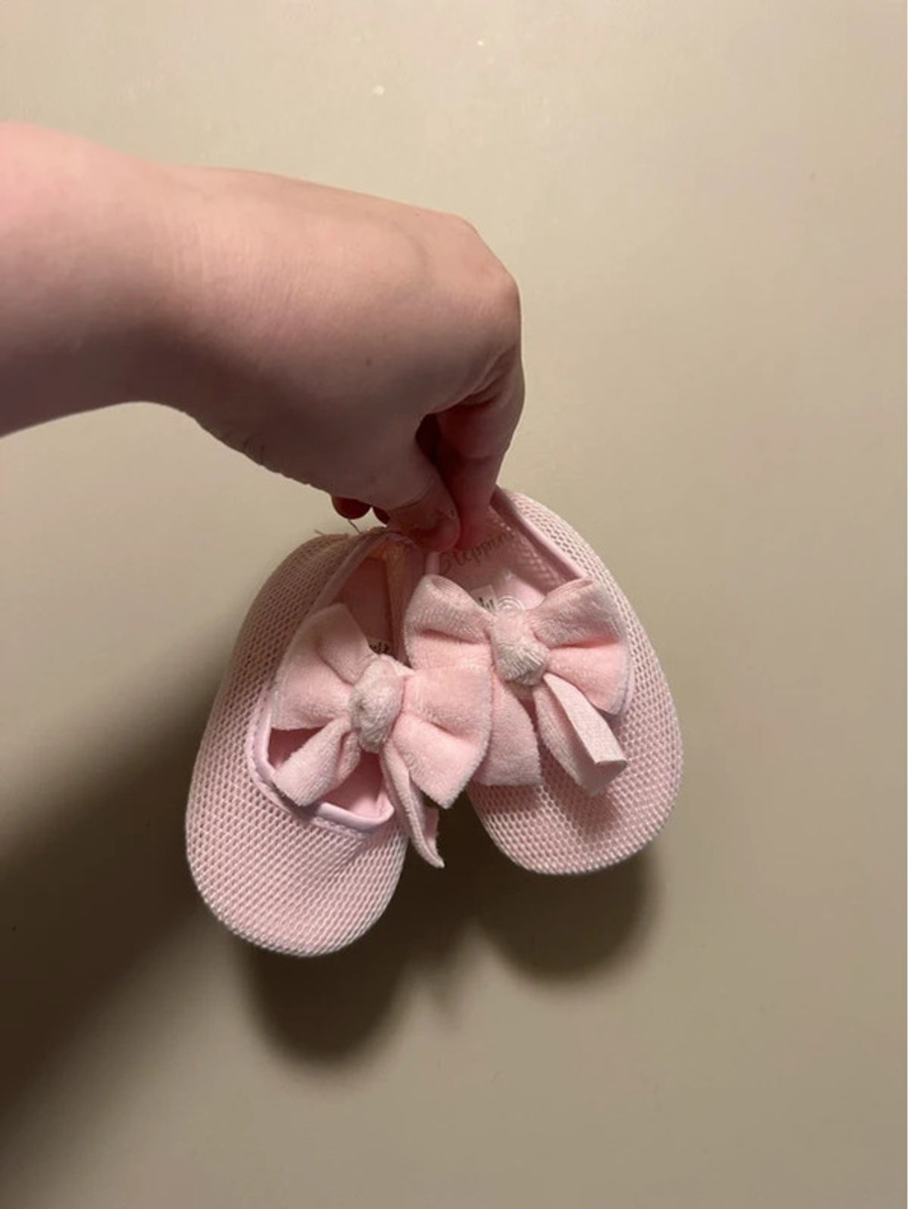 Stepping stones baby girl slippers